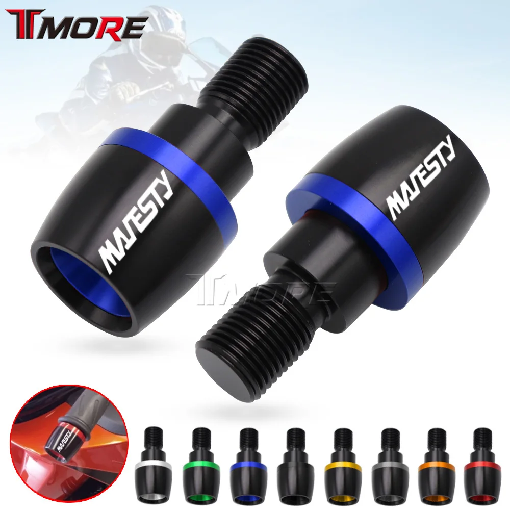 For Yamaha Majesty 400 Majesty400 2004-2011 Motorcycle Accessories CNC Aluminum Handlebar Grip Ends Plug Slider Cover