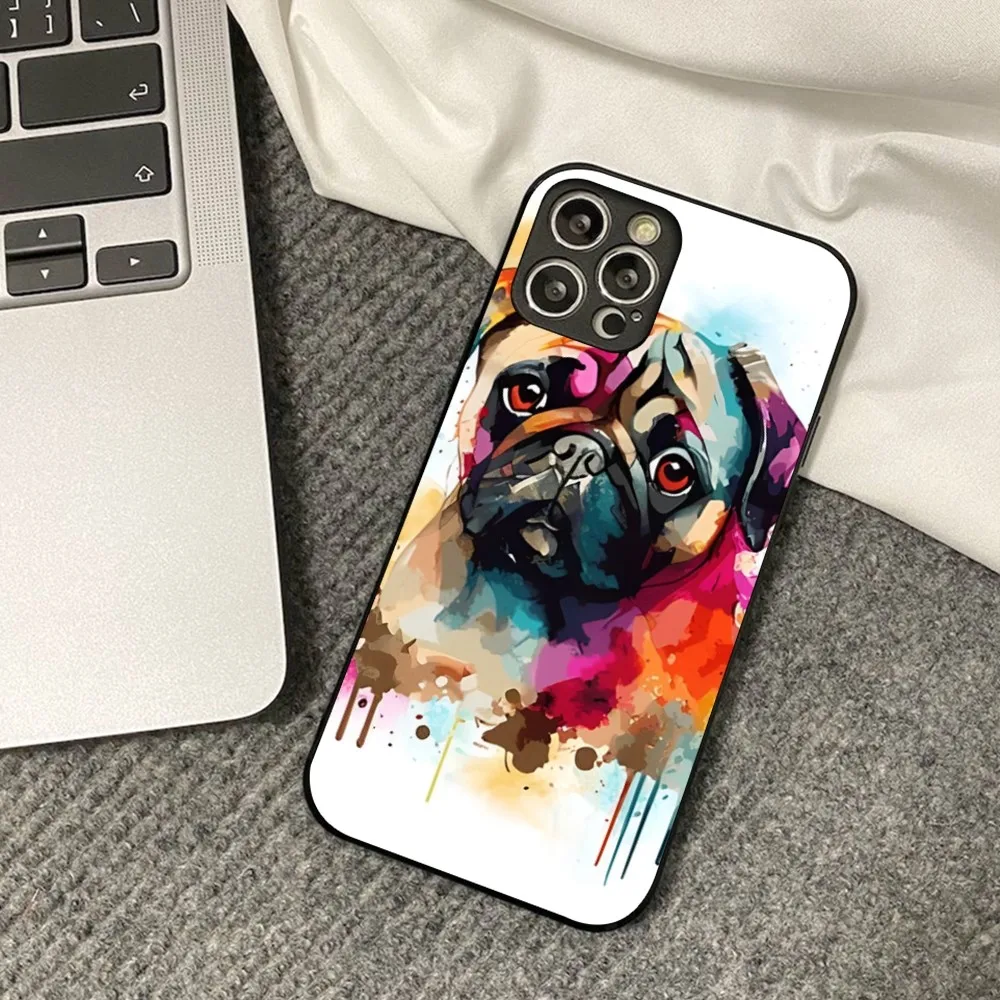 French Bulldog Phone Case For iPhone 14 11 12 13 Mini Pro Max 8 7 6 6S Plus X SE 2020 XR XS Funda Case