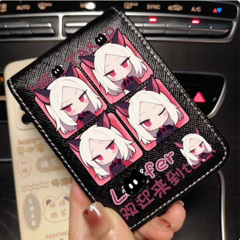 Anime Helltaker Fashion Wallet PU Purse Card Cash Holder Bag Cosplay Gift B2241
