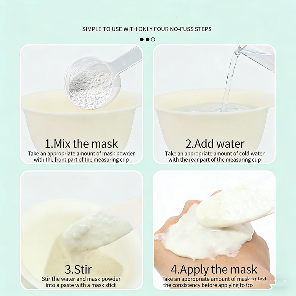 1/2/3/4pcs Maschera per il viso fai da te Ciotola di miscelazione Cucchiaio Stick Set SPA Strumento di bellezza fai da te Maschera di fango morbido Applicatore Spatola Strumenti per la cura della pelle