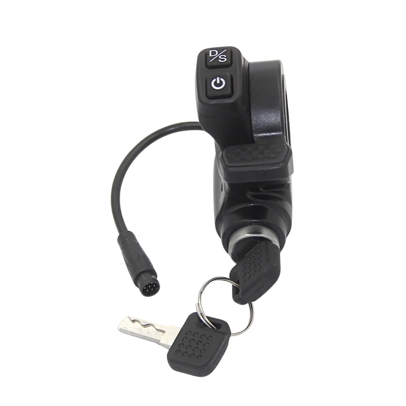 

Ebike Handlebar Throttle Switch Easy Installation Replaces Premium Accessory with Lock Key Electric Bike Handlebar Power Switch