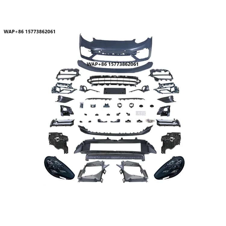 

Panamera 970 Upgrade 971.2 Turbo S Style Bodykit DRL LED Headlights Front Bumper Body Kit for Por 2010-2016