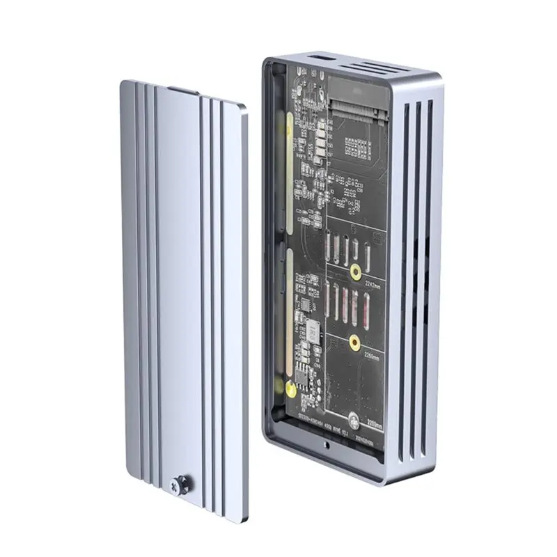 A23F-40Gbps USB 4.0 SSD Enclosure For Thunderbolt USB-C M.2 Nvme SSD Case Compatible With USB 3.2/3.1/3.0 For Phone Laptop