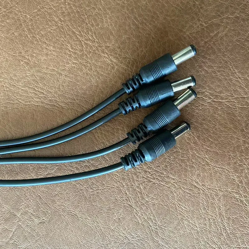 DC12V 1 Female to 2/4/8 Male Power Splitter Cable 2.1*5.5mm for CCTV Camera Security DVR Accessories LED Light Strip