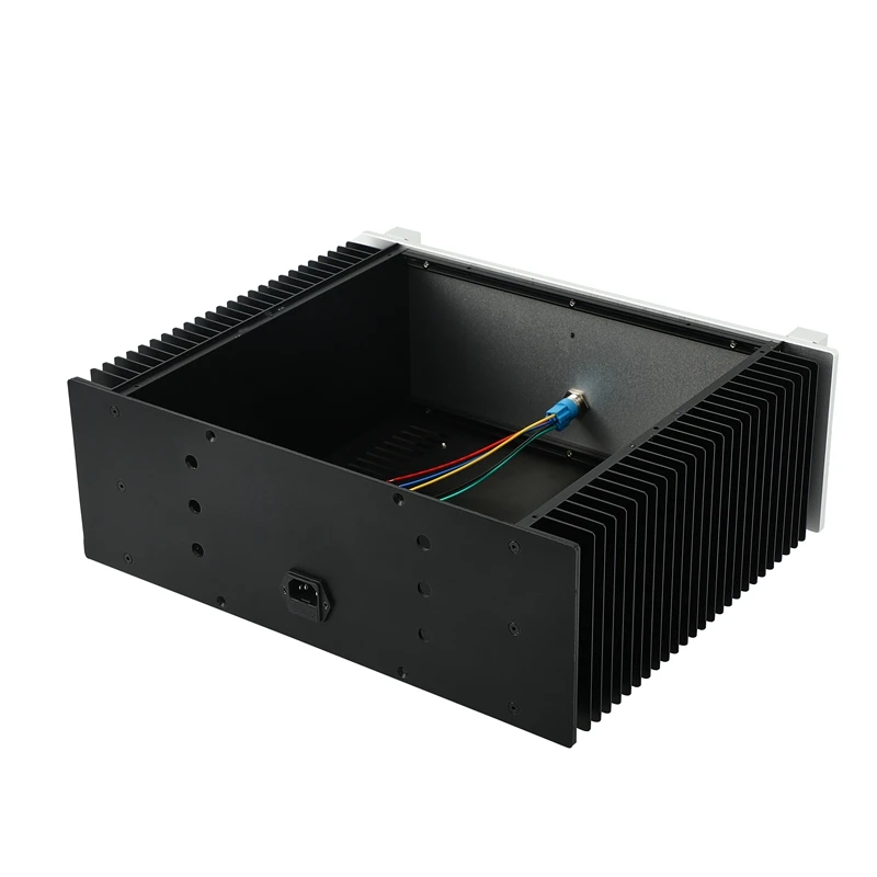 Imagem -05 - Alumínio Gabinete Classe a Amplificador de Potência Chassis Grande Case Faça Você Mesmo Box para Áudio Amp 430*150*350 mm Cj185