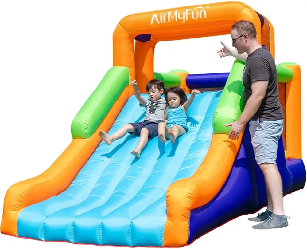 with Slide  Durable Sewn Jumper Castle Bouncy House for Kids Outdoor Indoor