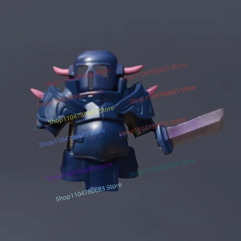 

MOC Building Block Monster Warrior Мини Фигурка Сборка Модель Дисплей Фигурка Аниме Мультфильм Декоративная Игрушка Подарок