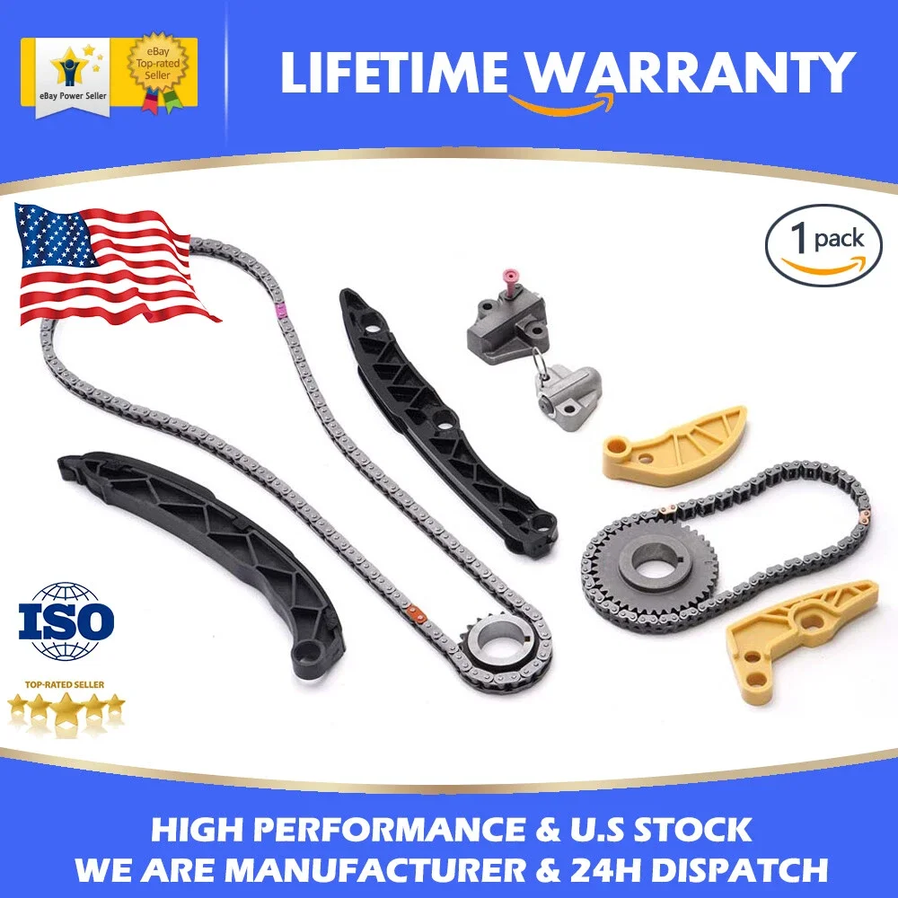 Engine Timing Chain Kit Fit for 2011-18 Kia Optima Sorento Sportage 2.0L 2.4L L4