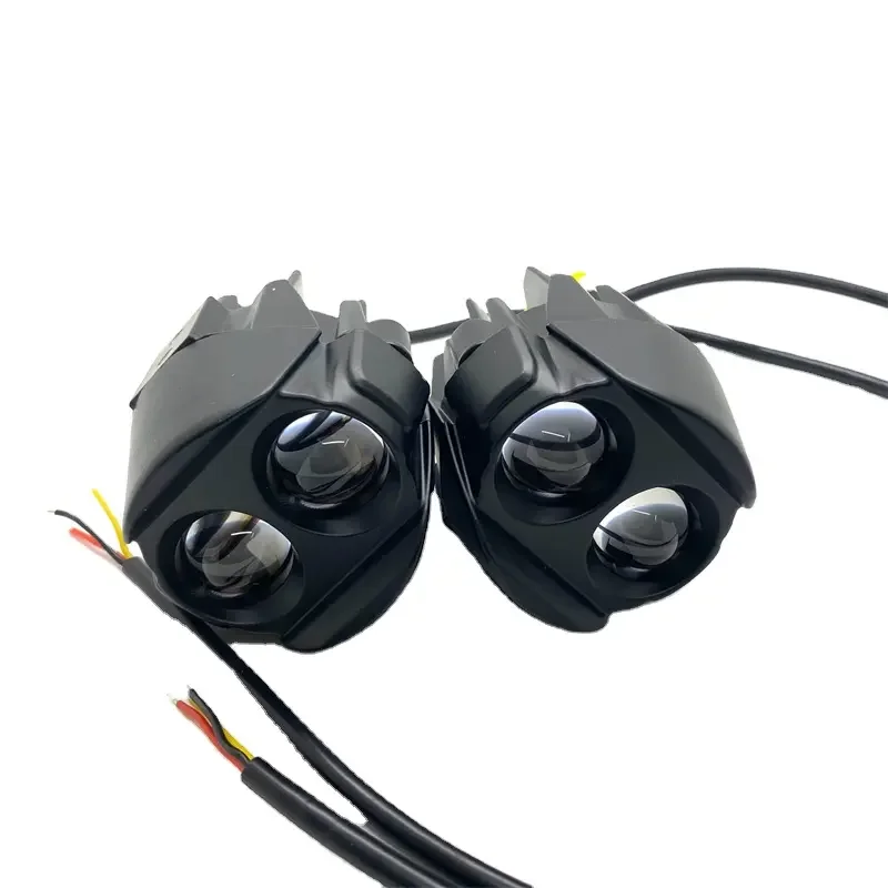 30W Led Work U12 Yellow And White Dual Color 4000lm Spot For Motorcycle Truck Car Super Bright LED Work