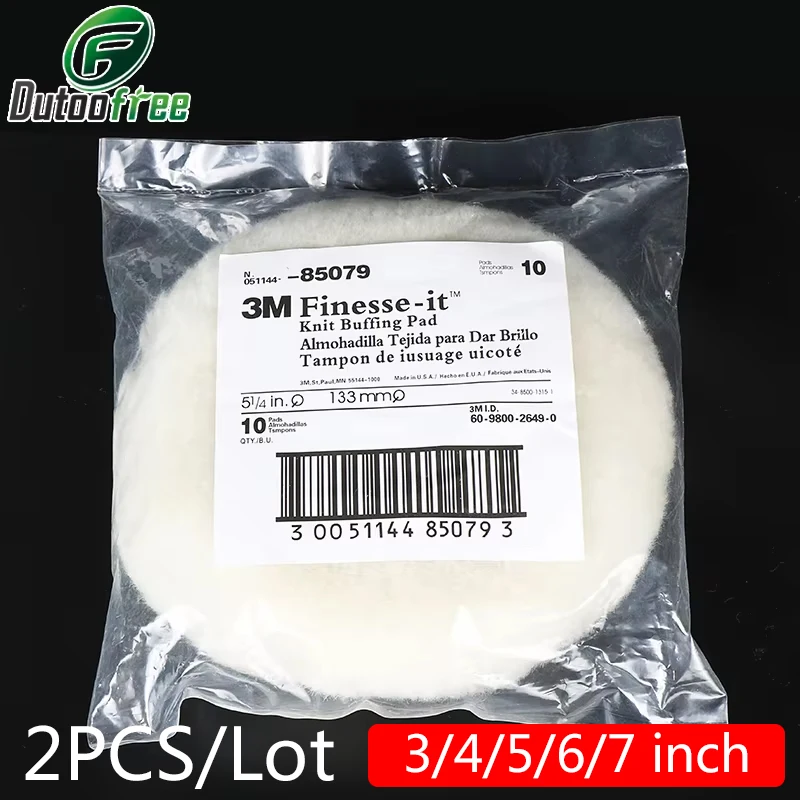 2PCS/lot Knit Buffing Pad Self-adhesive Wool Polishing Ball Car Motorcycle Paint Care Wool Polishing Tools For Car Tool 3-7 Inch