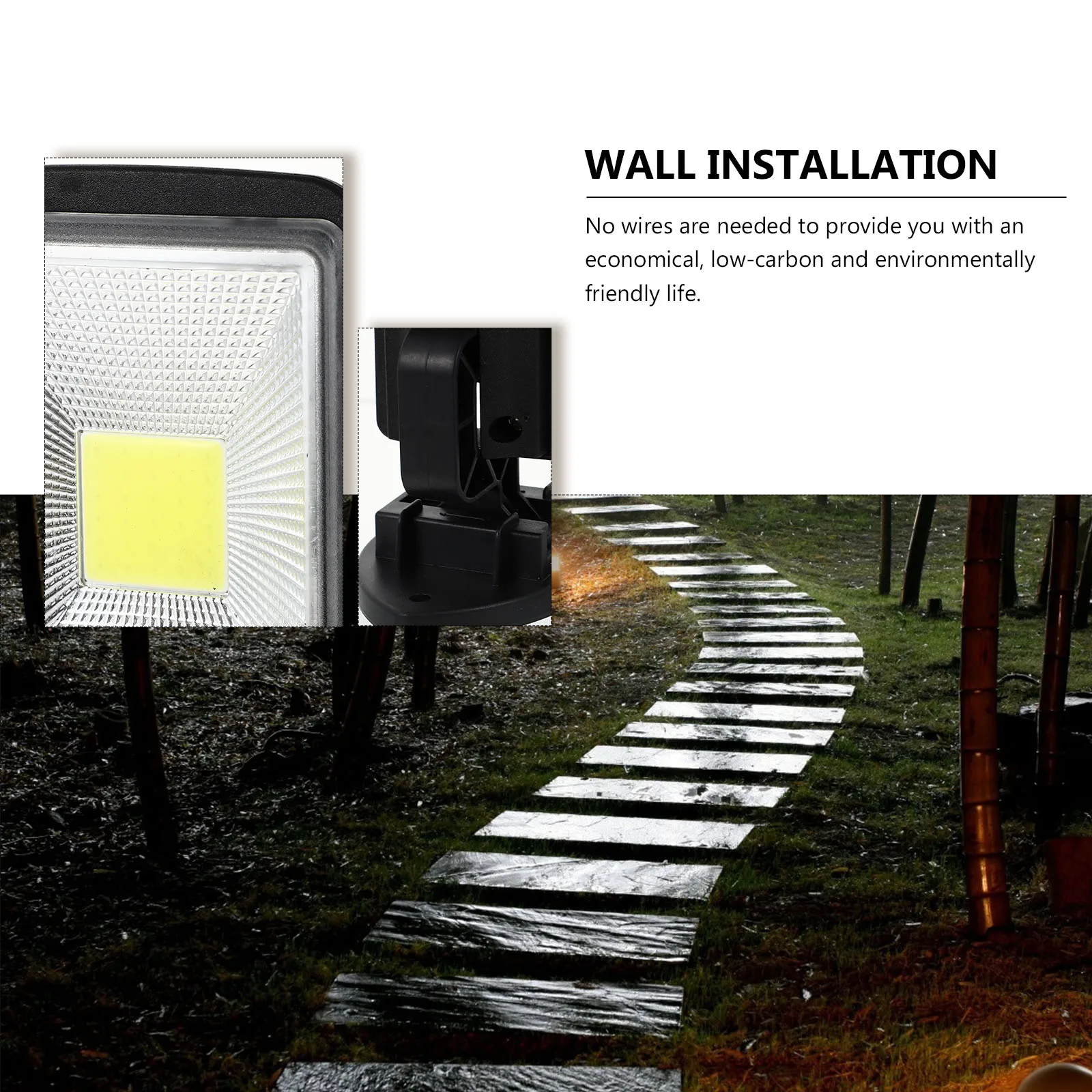 

1 Set Solar Sensor Wall Lamp Outdoor Waterproof Garden Street Light Solar Powered Induction Lamp For Yard Wall Street Lighting