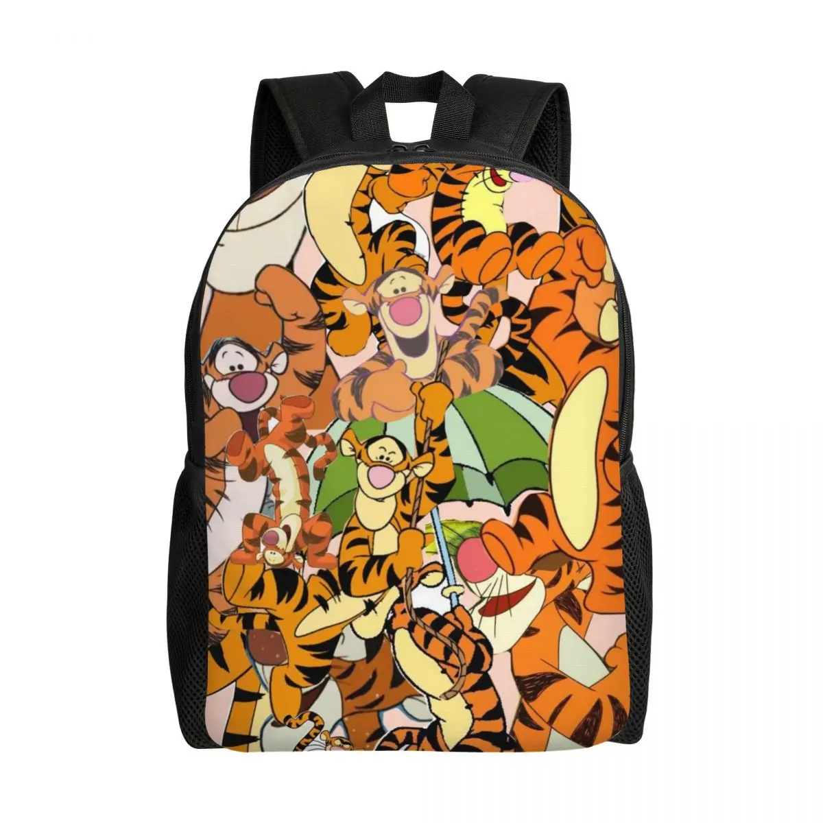 

Рюкзаки My Friends Cartoon T-Tigger Pooh для мальчиков и девочек, школьные, студенческие, дорожные сумки, женские и мужские сумки для книг, подходят для 15-дюймового ноутбука