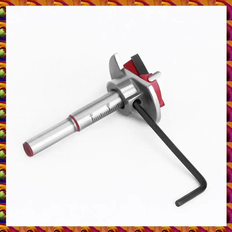 

BTCL Positioning Hole Saw Kit Adjustable 15-35Mm Hinge Hole Opener Woodworking Carbide Drill Bits Set