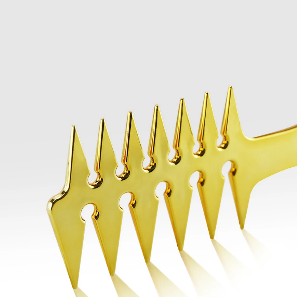 

Retro Hairstyling Comb for Greasy Hair Easy Shape Oil Hairdressing Daily Care Durable Plastic ABS Wide Teeth Design
