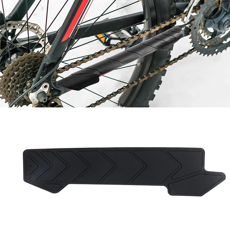 

MTB Silicone Chainstay Protector 1pcs Bicycle Frame Guard Fit for Most Bikes Prevent Scratches