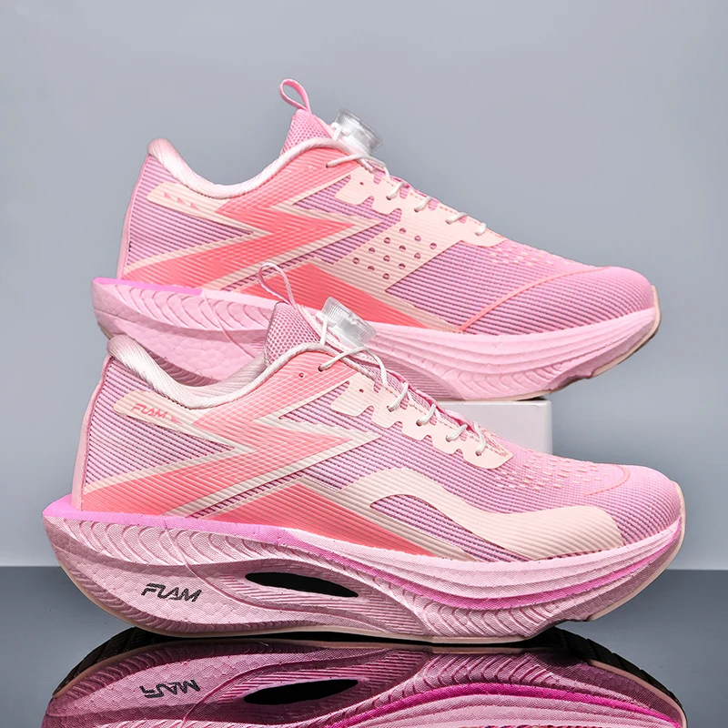 

Men's sports shoes, lightweight carbon plate racing running shoes, winter shock absorption, anti slip, wear-resistant, breathabl