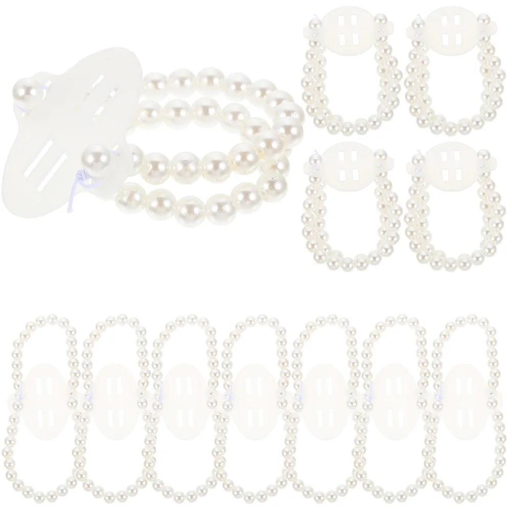 

20pcs Wristbands Elastic Beaded Corsage Corsage Bracelet Bracelet Wedding Bridesmaid Bridal Party Prom Accessories