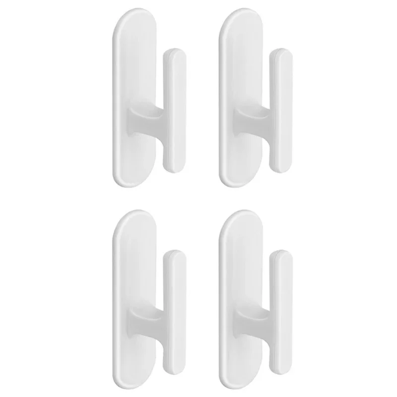 4 Pieces Blind Cord Winding Safety Blind Cord Hooks Blind Cord Holder Adhesive Wall Hook Wrap Cleats Baby Proofing