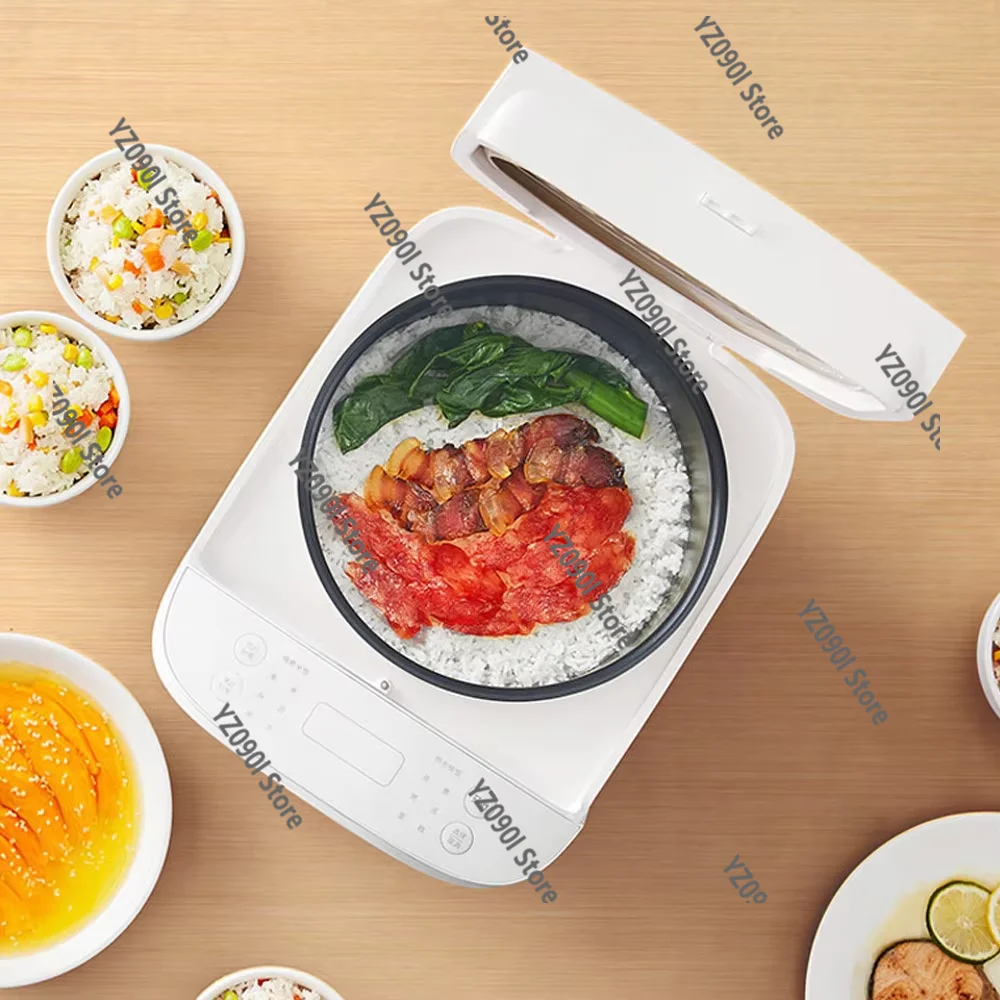 Olla Arrocera Eléctrica Mini de 3L, 650W, Multicocina Automática, Olla para Cocinar y Calentar Alimentos para el Hogar