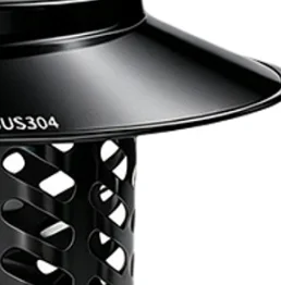 304 Stainless Steel Rain Cap Chimney Cover Breathable Mesh Grille For Wood Burning Stove Fireplace Pipe Debris Animal Block