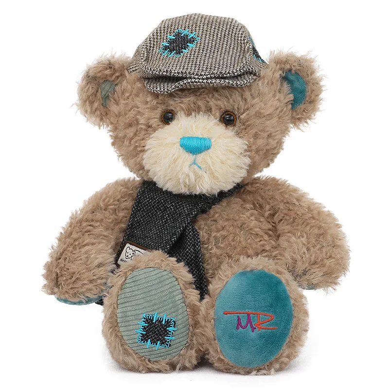 Pilot Bear Motorcycle Rider Teddy Craftsman Ted Plush Toy Stuffed