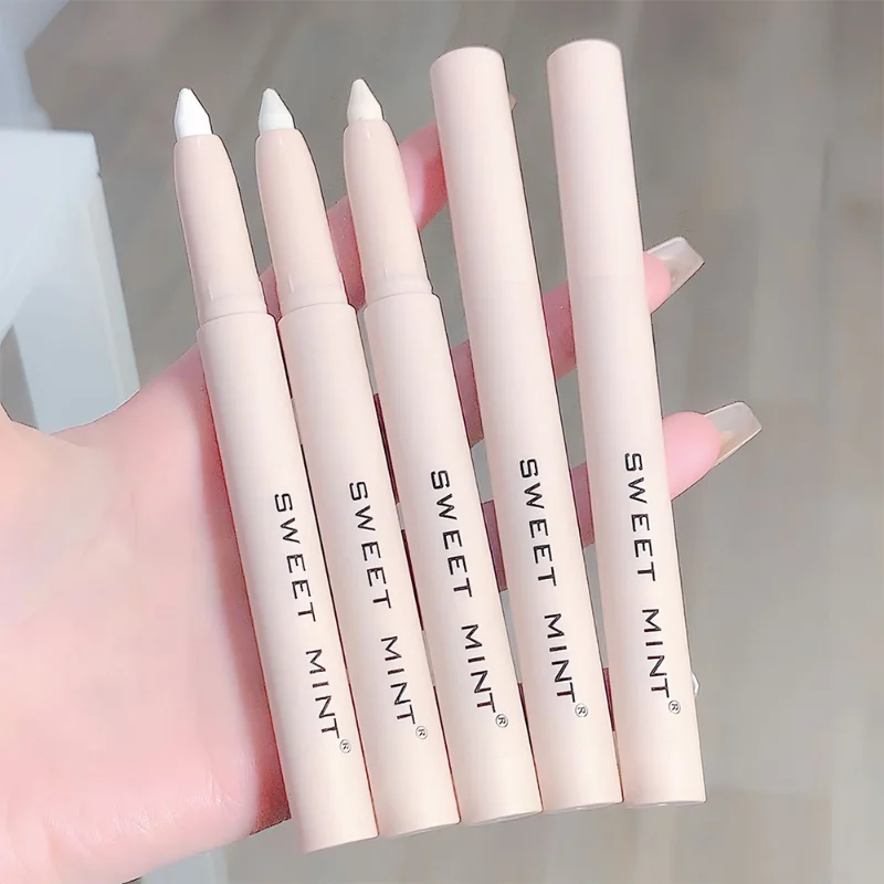 Matte White Highlighter Eyeshadow Pen Brightening Eyes Corner Glitter Pearl High-gloss Lying Silkworm Eyeliner Stick Eye Makeup