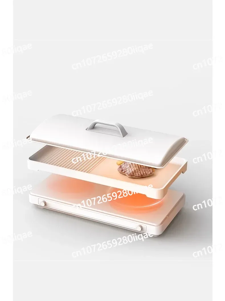 

Электрическая сковорода для выпечки, бытовая техника, двойная плита, индукционная плита, многофункциональная кастрюля, кастрюля для барбекю, бытовая маленькая