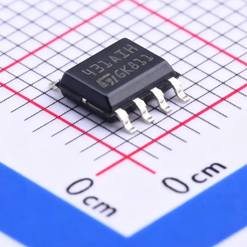 50PCS/LOT TL431AIDT marking 431AIH Shunt Voltage Reference IC Adjustable 2.495V 36 VV ±1% 100 mA 8-SOIC
