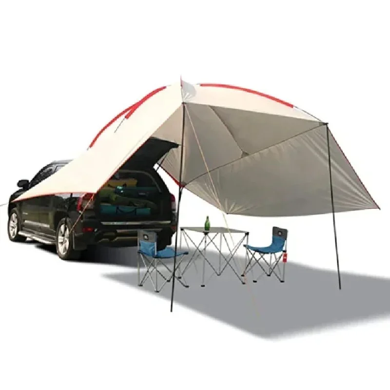 

Por car rear awning tent sunsh shelter for camping outdoor SUV beach