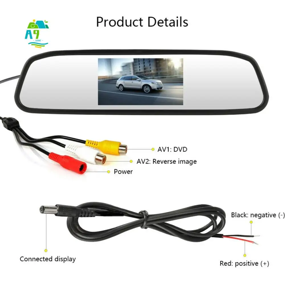 A09E-4.3Inch Car Dv… - image