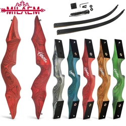 Archery Recurve Bow 20-60lbs Bow Hunter Wooden Takedown Traditional Split Bow for Right/Left Hand Shooting Hunting Accessories