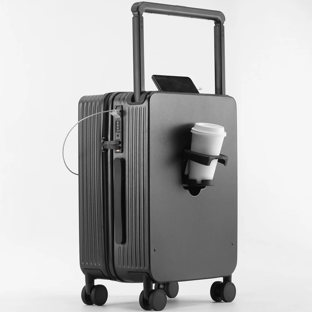 Manufactory PC  Travel Trolley Case Durable Men Combination Case Small Size Boarding Case Luggage Suitcase with USB