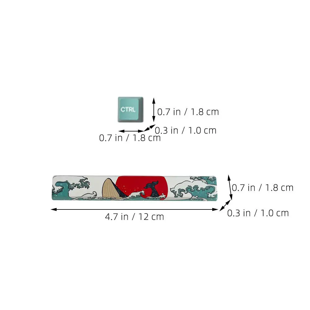 129Pcs Coral Sea Themed Keycaps Pbt Material Mechanical Keyboard Keycaps Universal Replacement Set for Gamers and Typists