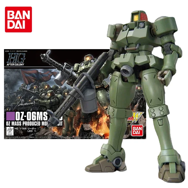 

Bandai Genuine Gundam Model Kit Anime Figure HGAC 1/144 OZ-06MS LEO Collection Gunpla Anime Action Figure Toys for Children