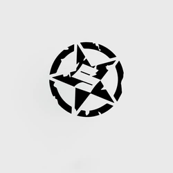Car Styling Waterproof Five-Pointed Star Body Vinyl Sticker Modification Exterior DecalNotebook Refrigerator Available