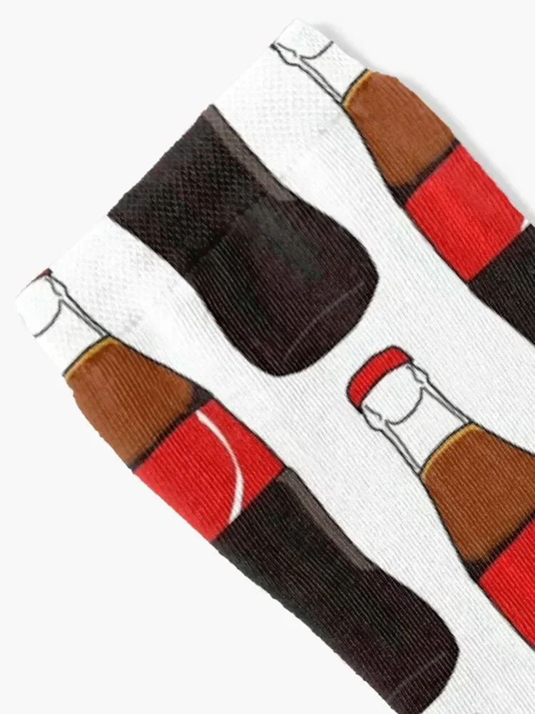 Cola Bottle Socks cartoon custom Run Women Socks Men's