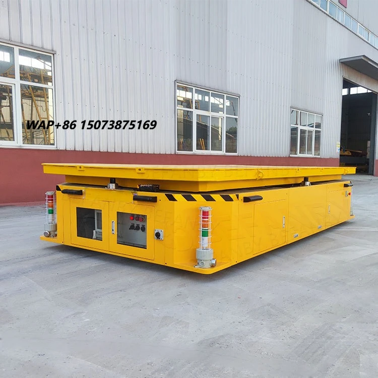 China Manufacturers 15Ton Warehouse Robot Transport AGV Automated Transfer Cart