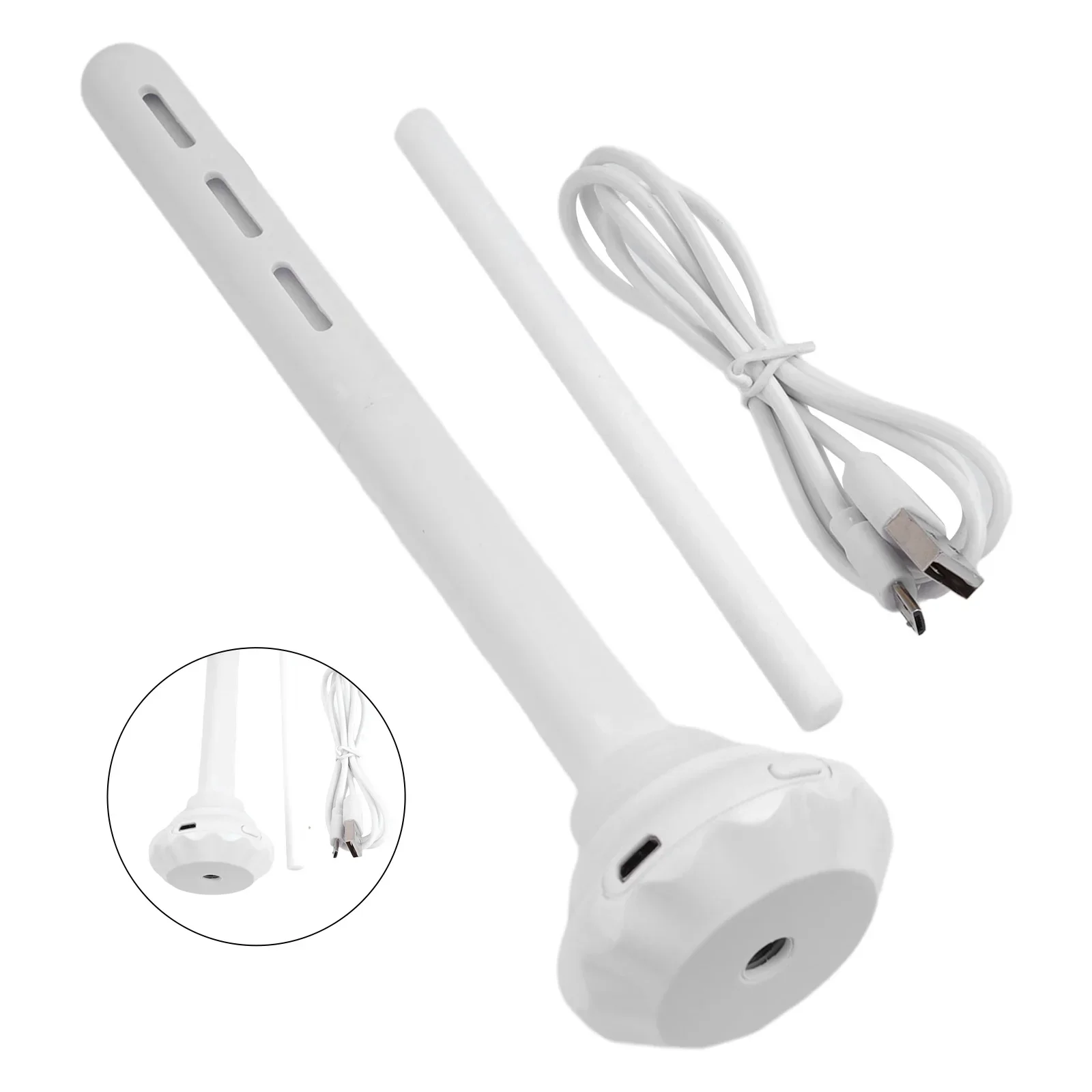 Humidifier Diamond Humidifier Silent Atomization Easy To Carry Hydrating Large Spray Portable Save Space White