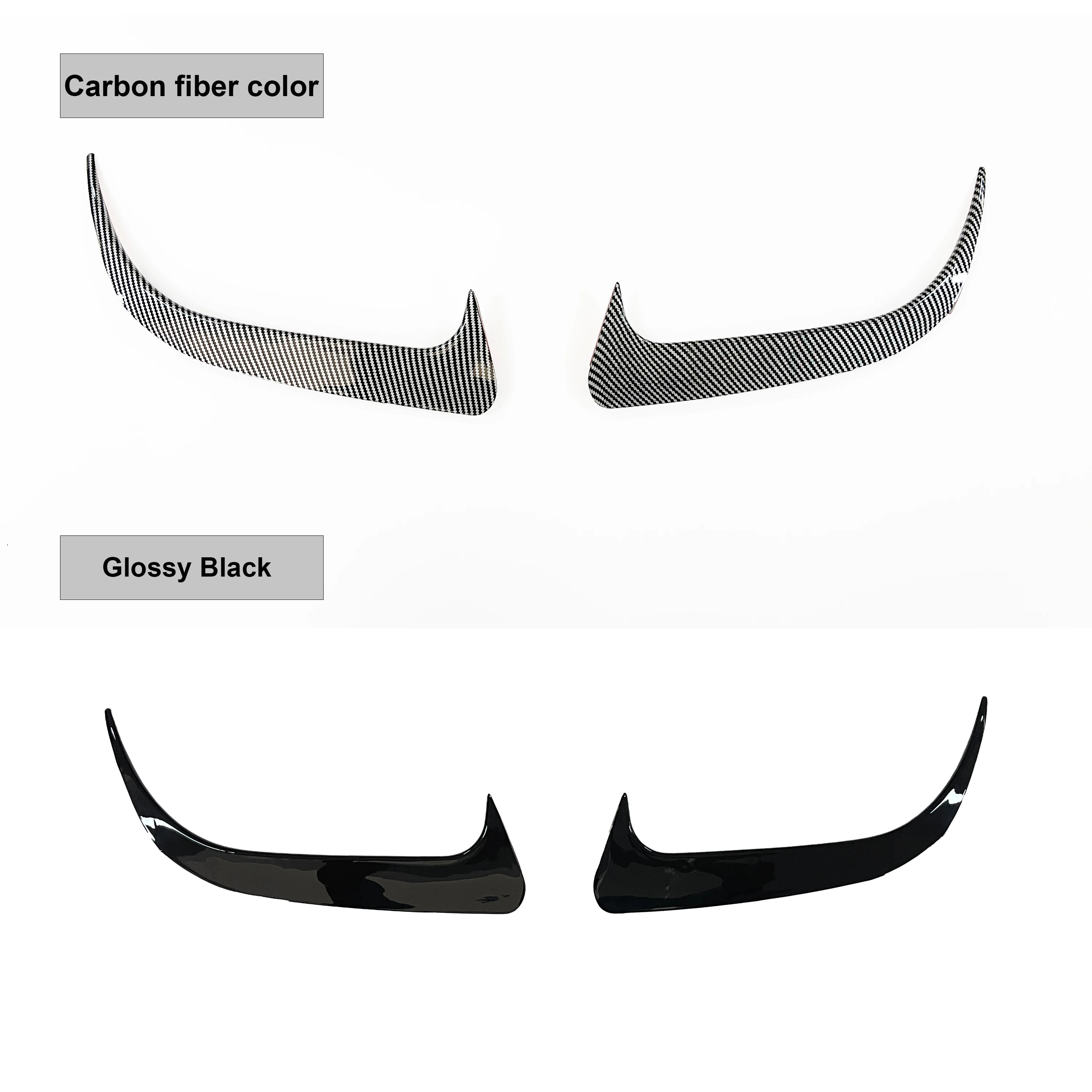 Rear Bumper Side Canards Air Vent Cover For Mercedes Benz CLA W117/C117 CLA200 CLA220 CLA250 CLA260 45 AMG 2013-2019 Spoiler
