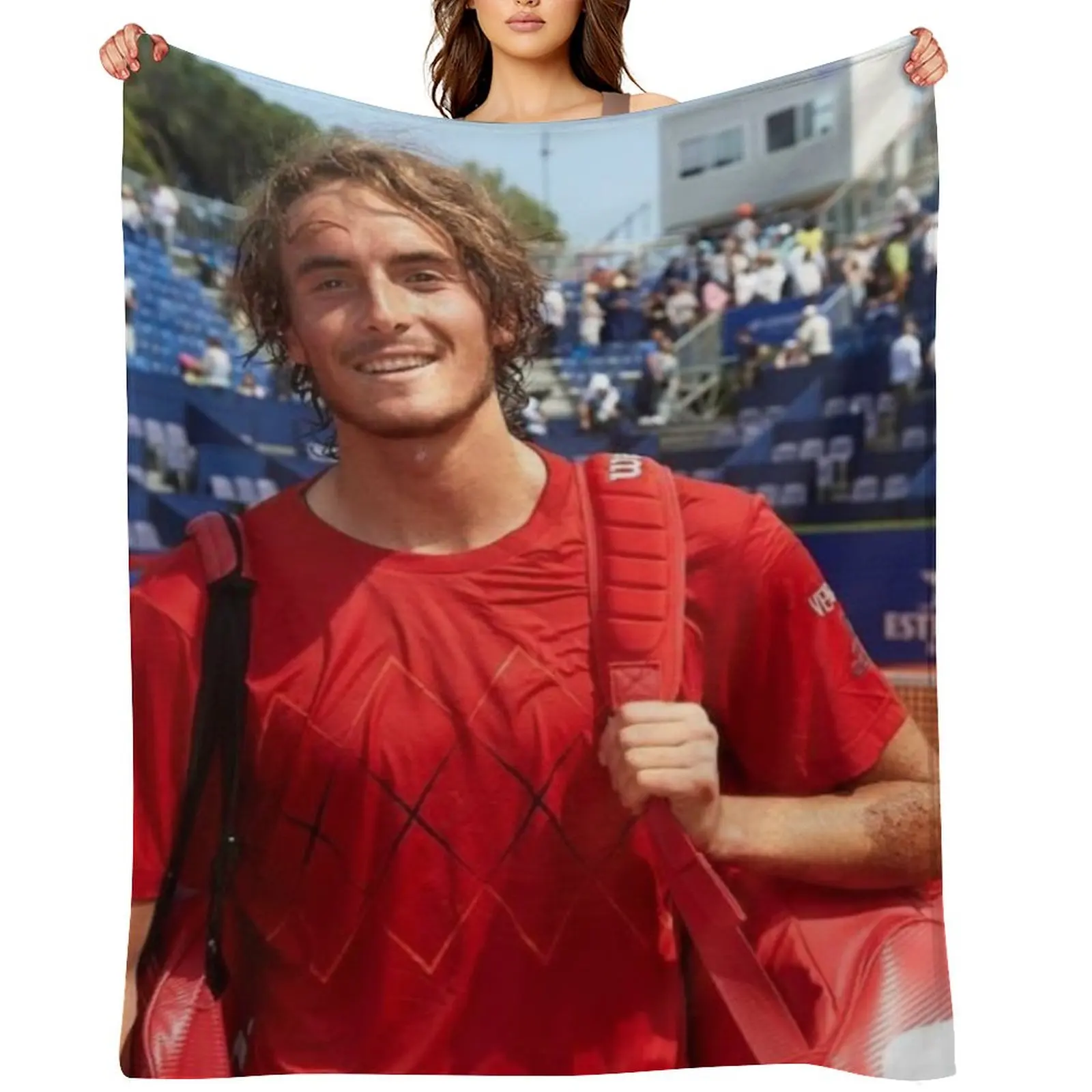 

stefanos tsitsipas Throw Blanket blankets ands heavy to sleep Blankets For Bed Decorative Sofa Blankets