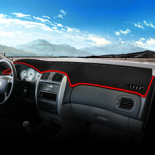 Imagen 2 del producto Para Mazda Family 323 BJ 1998 1999 2000 2001 2002 2003 salpicadero de coche cubierta parasol instrumento escritorio almohadilla antideslizante Accesorios