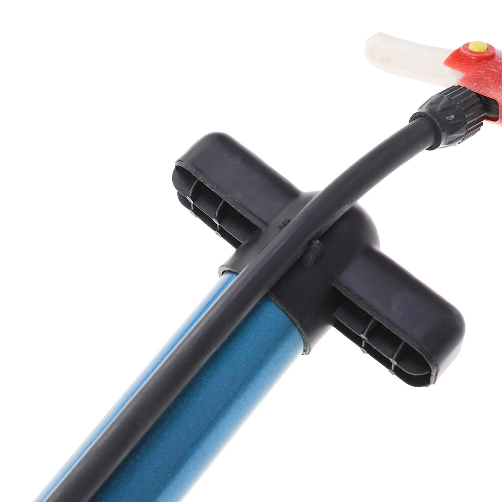 

Portable Bike Pump With Multi-Functional Valves Blue Lightweight Design For Tire Inflation Sports Balloons Vehicles
