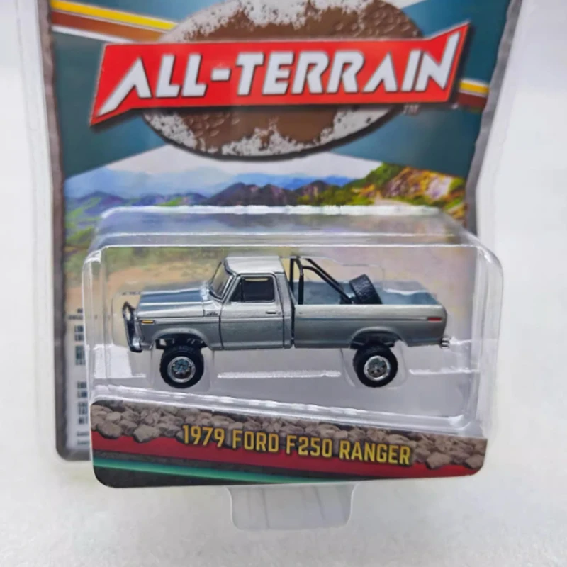 Greenlight-Ford F250 Ranger Alloy Modelo de Carro Simulador, Escala, 1:64, Liga Elevada, Coleção, Brindes, Exibição