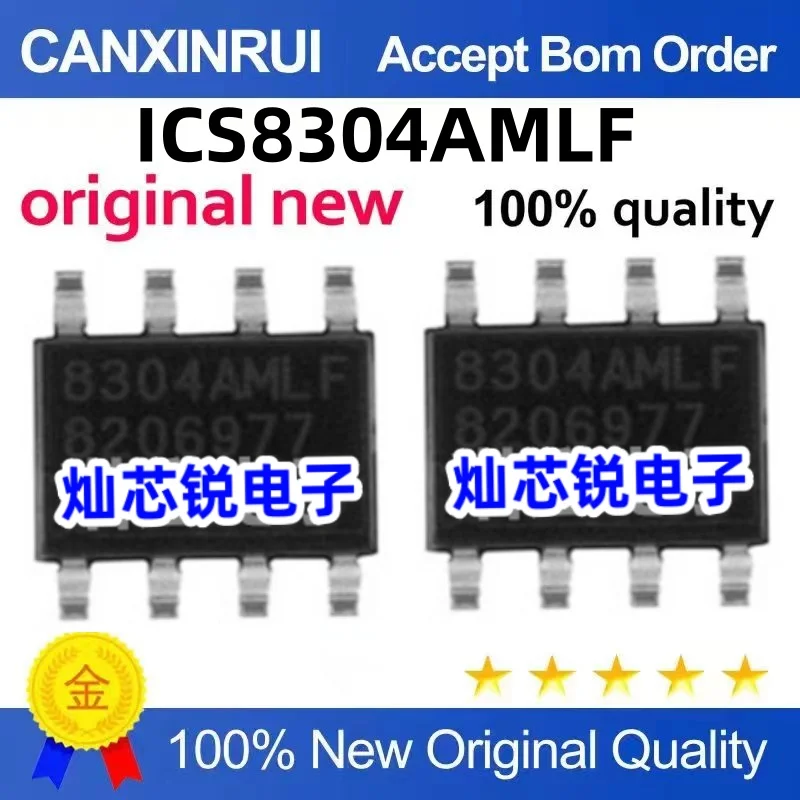 （10 pieces）ICS8304AMLF ICS8304AM 8304AM SOP-8 Clock Buffer