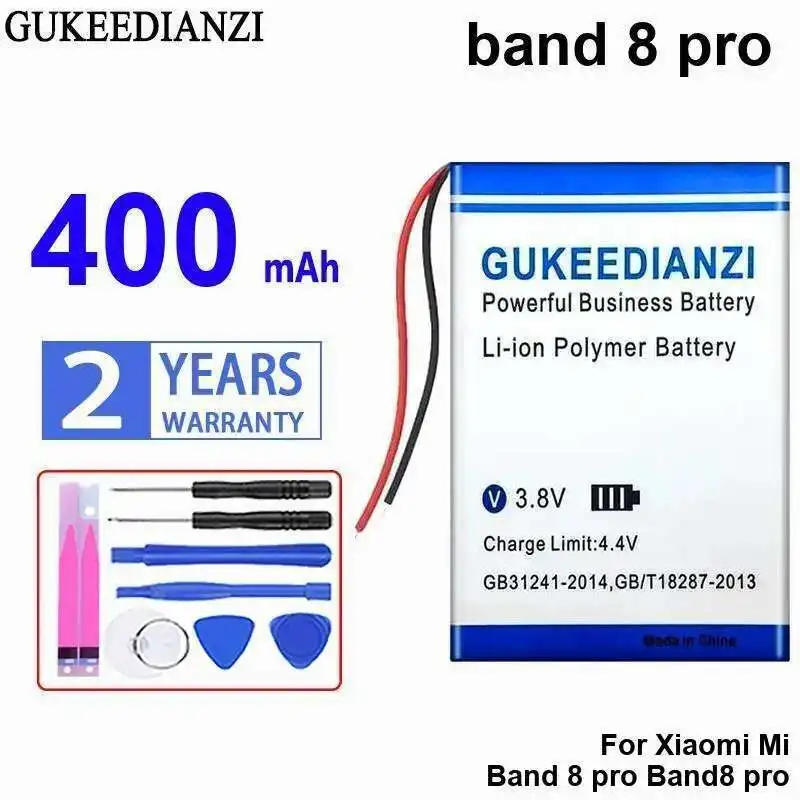 

Good Low-Temperature Performance For Xiaomi MI Band 8 Pro Band8 Pro Long Lasting 400mah Watch Battery