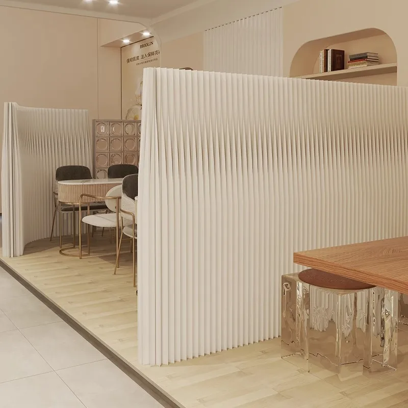 Screen office partition porch  baffle bedroom  artifact folding baffle wall simple self-installation