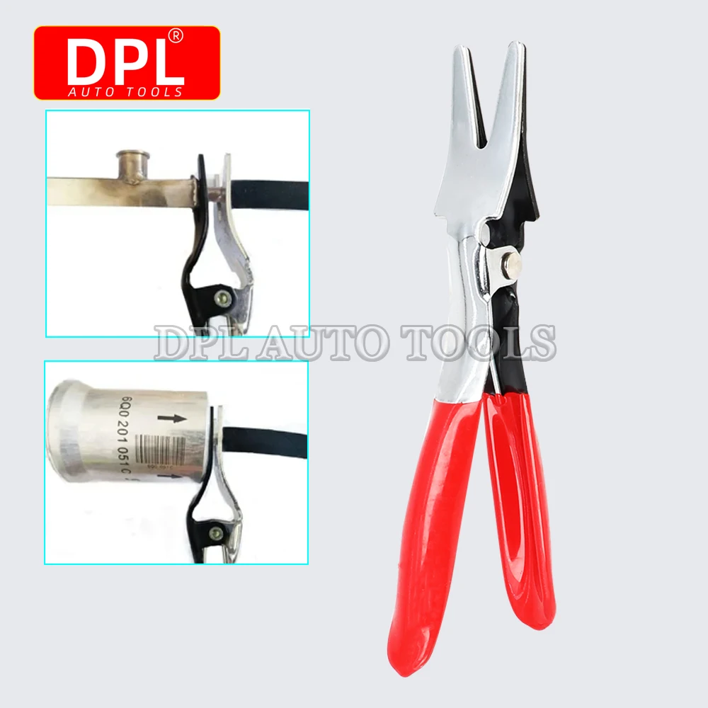 

Automobile Oil Hose Pipe Buckle Removal Tool Oil Pipe Separation Clamp Joint Tightening Pliers Fuel Filter Automotive Pipe Tool