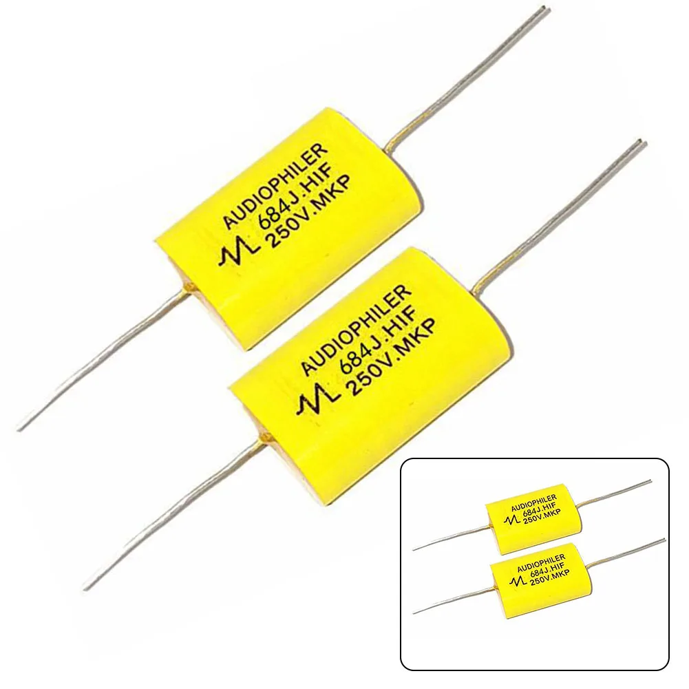 Audio Capacitor Reliable Replacement Spare Parts 10 Piece 250V Accessories Crossover Electrodeless  Audio Capacitor