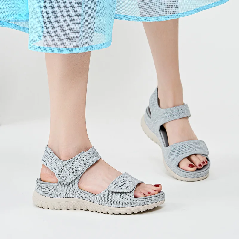 Women Shoes Plus Size 35-42 Elegant 2024 Summer Fashion Leisure Beach Thick Bottom Sandals Comfortable Wedges Casual Beach Shoes