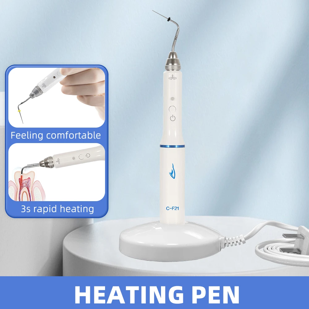 Dental Root Canal Hot Melt Filling Pen Gutta Percha Obturation Heated Pen Endo Cutter Heating Pen for Dental Clinic Use